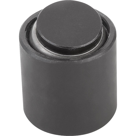 Kipp Self-Aligning Pads With O-Ring D1=30, Form:C Carbon Steel, Interchangable Insert, Comp:Carbon Steel K0285.130X030